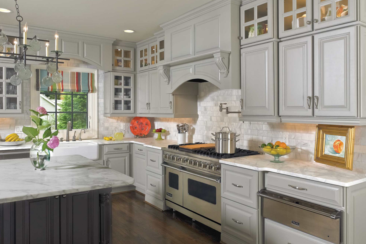Boston-Maple-Spanish-Moss-Chocolate-Laundry Wayne, PA Kitchen Cabinetry Design Services